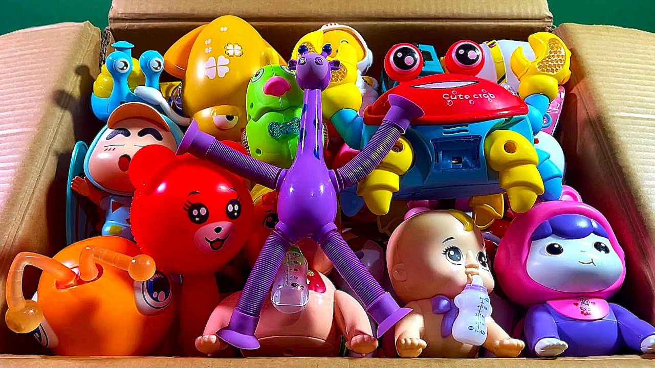 9.46 Minutes Satisfying with Unboxing Toys Set, Princess Dolls, Swing&Slide Collection ASMR | Review
