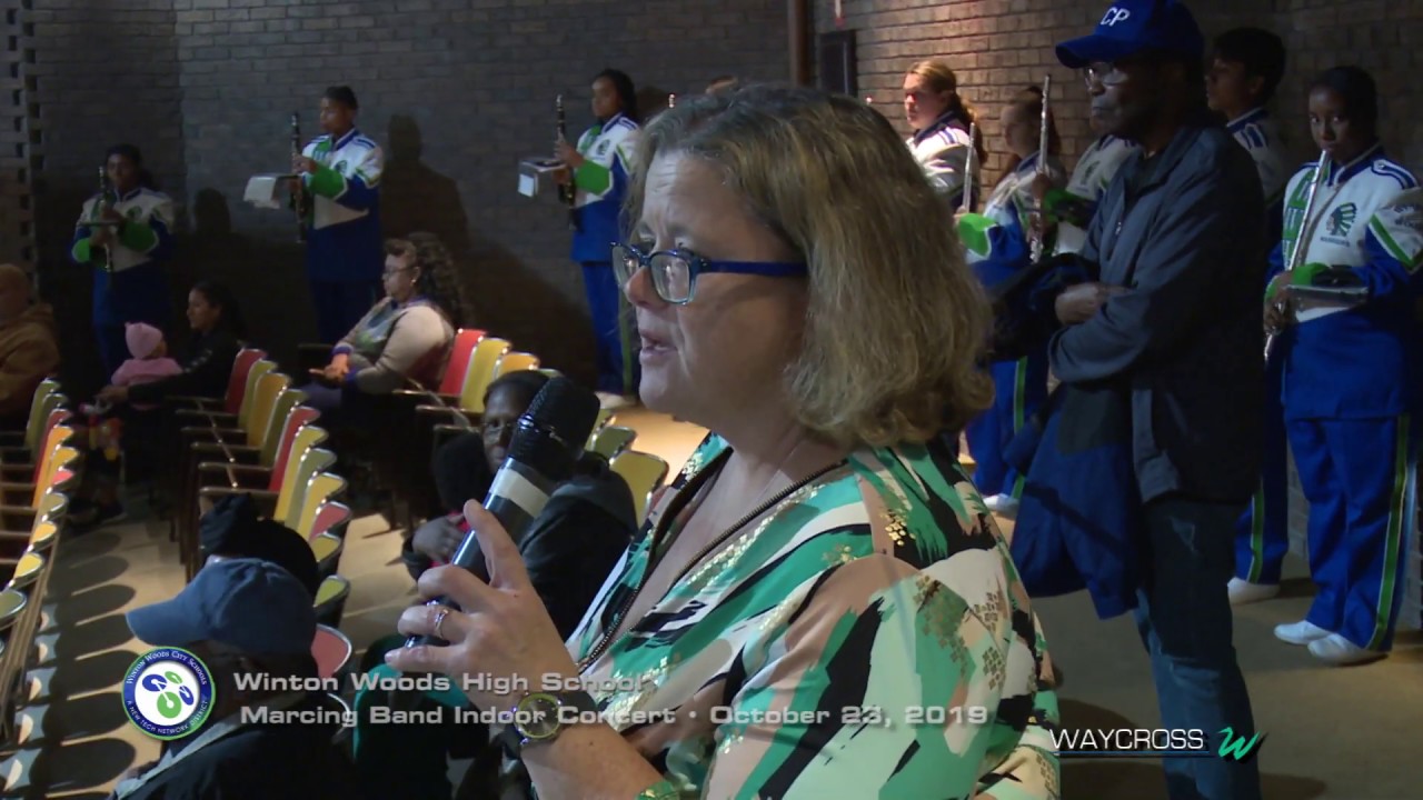 Winton Woods High School Indoor Marching Band Concert of October 23, 2019