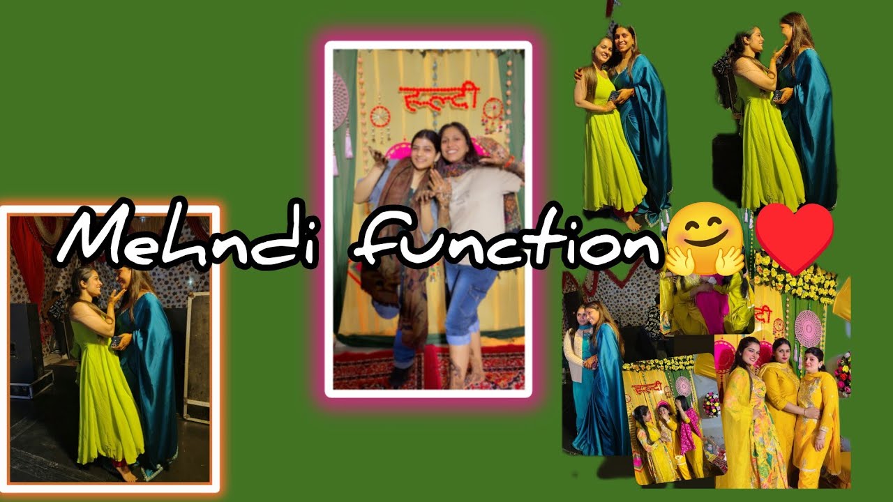 Mehndi function party ♥️🤗#youtubevideo #vlogvideo #viralvideo #mehndi #function 🎉