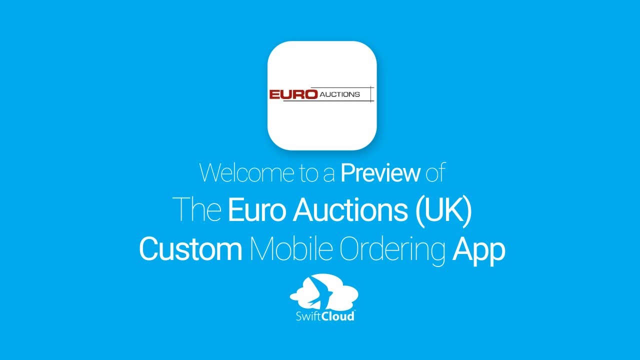 Euro Auctions (UK) - Mobile App Preview - EUR778W
