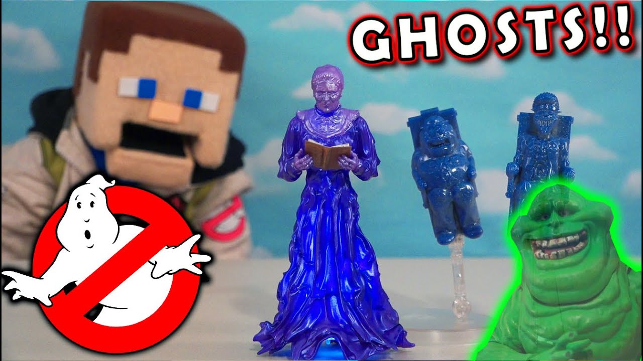 Ghostbusters Movie Custom Figures! Library Ghost?? Slimer & Scolari Bros! Puppet Steve