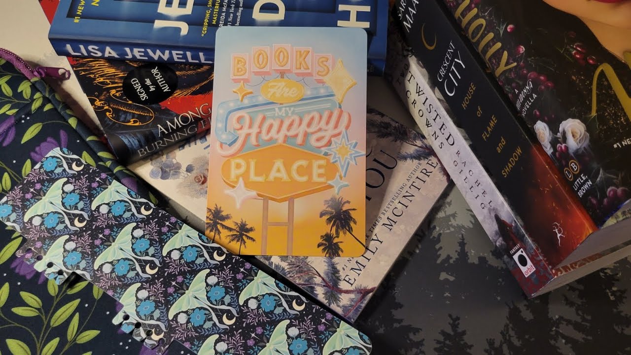 ASMR Book Haul & Bookish Surprise! [Whispering, Tapping, Tracing words]
