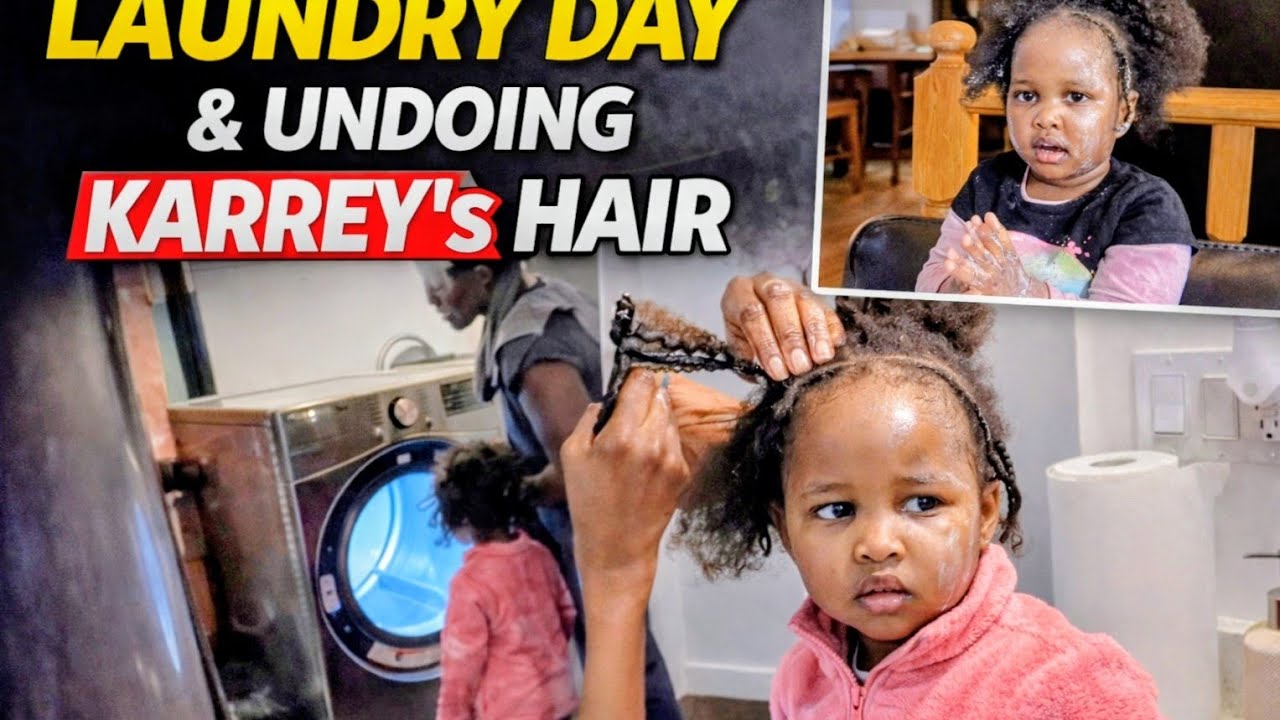 ДЕНЬ ИЗ МОЕЙ ЖИЗНИ | Размышления африканской мамы: День стирки и укладки волос #семейныйвлог #ден...