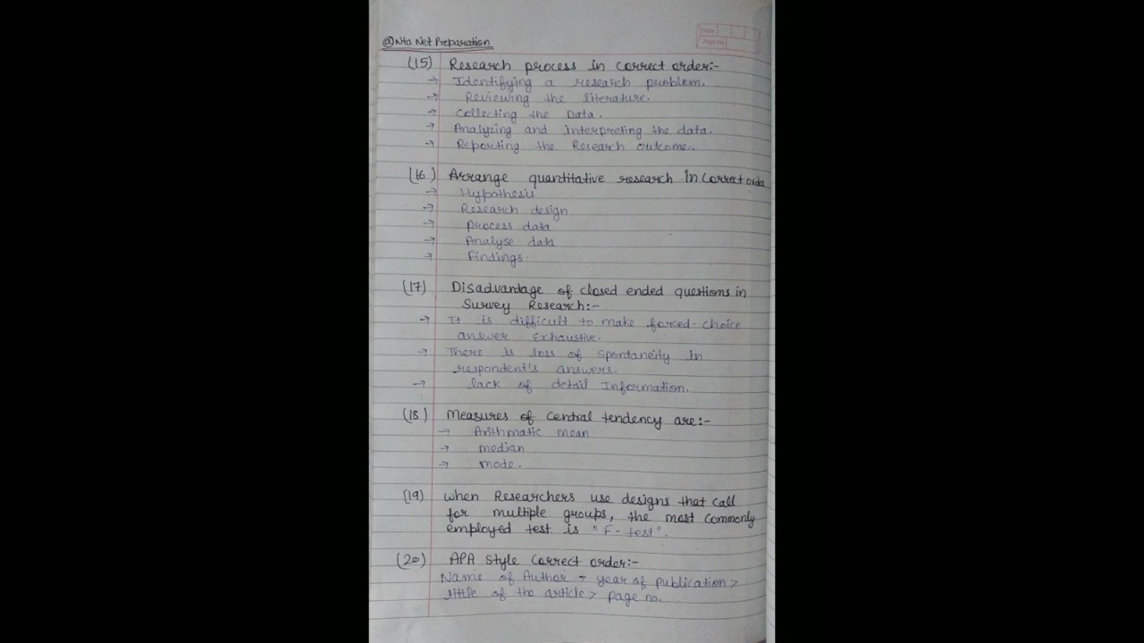 Research Aptitude PYQ ONE LINER || 50+ PYQ one liner || Paper1 Nta net || #paper1 #note #netjrf #pyq