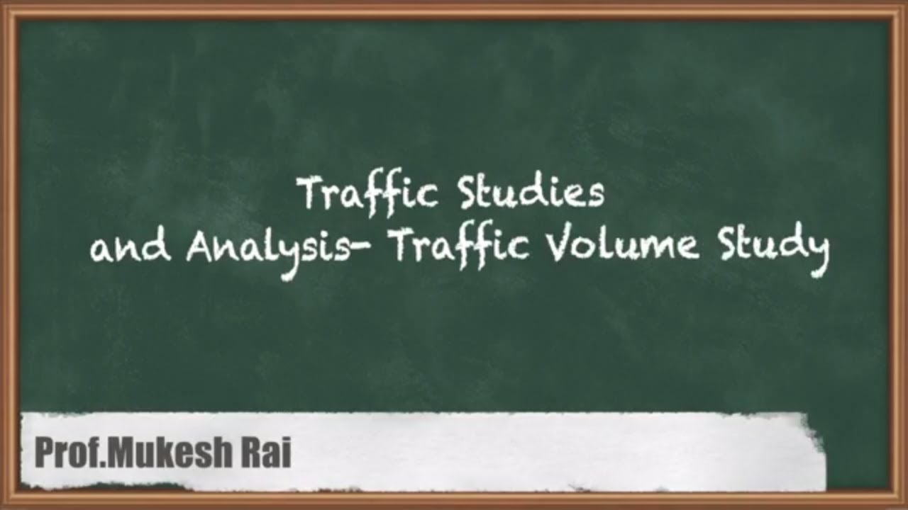 Traffic Studies & Analysis, Traffic Volume Study - Traffic Engineering - Transportation Engineering