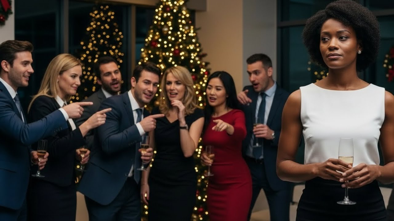 They Mocked the Black CEO at the Company Christmas Party — Minutes Later, the Room Went Silent