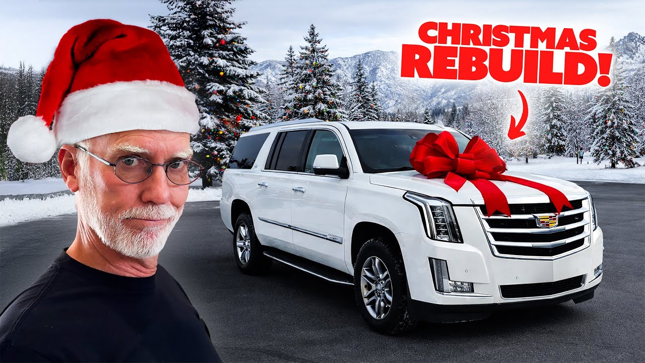 He Rebuilt a $1,000 Escalade to SURPRISE His Family for Christmas!