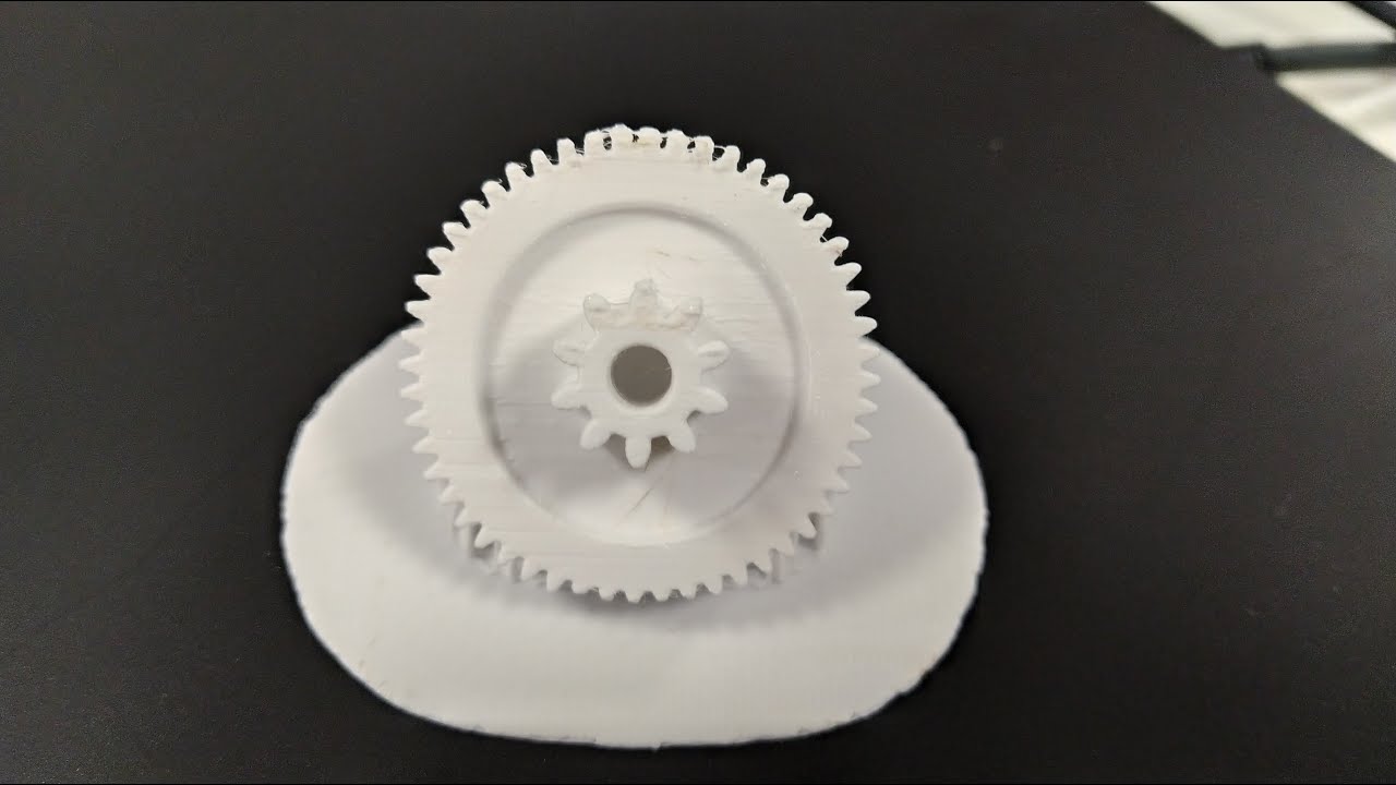 Test ingranaggio materiali tecnici con stampa 3D
