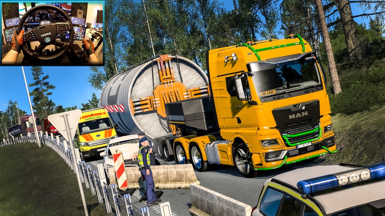 This Wind Turbine Is TOO BIG for Sweden’s Roads | Extreme ETS2 Challenge