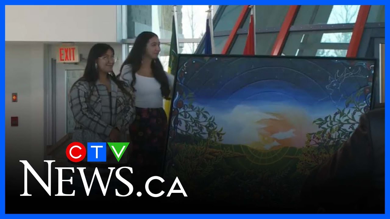 Students at First Nations University unveil mural honouring history and future