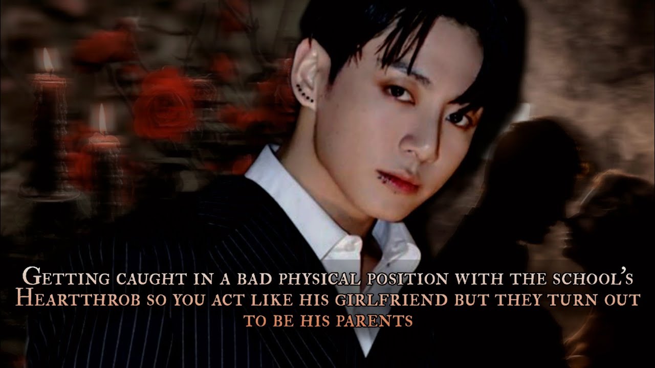 Getting caught in a bad physical position with the school's Heartthrob so you act like his - oneshot