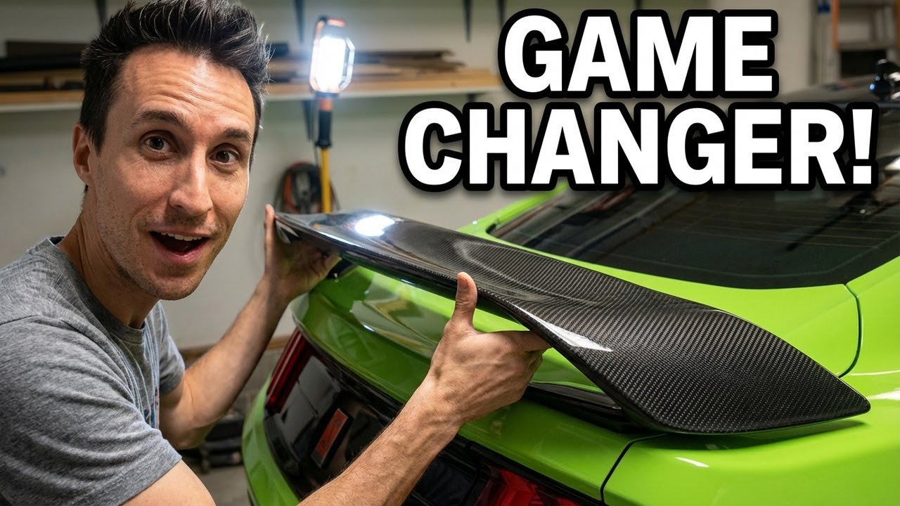 Anderson Composites Carbon Fiber Shelby GT350R Spoiler/Wing Install