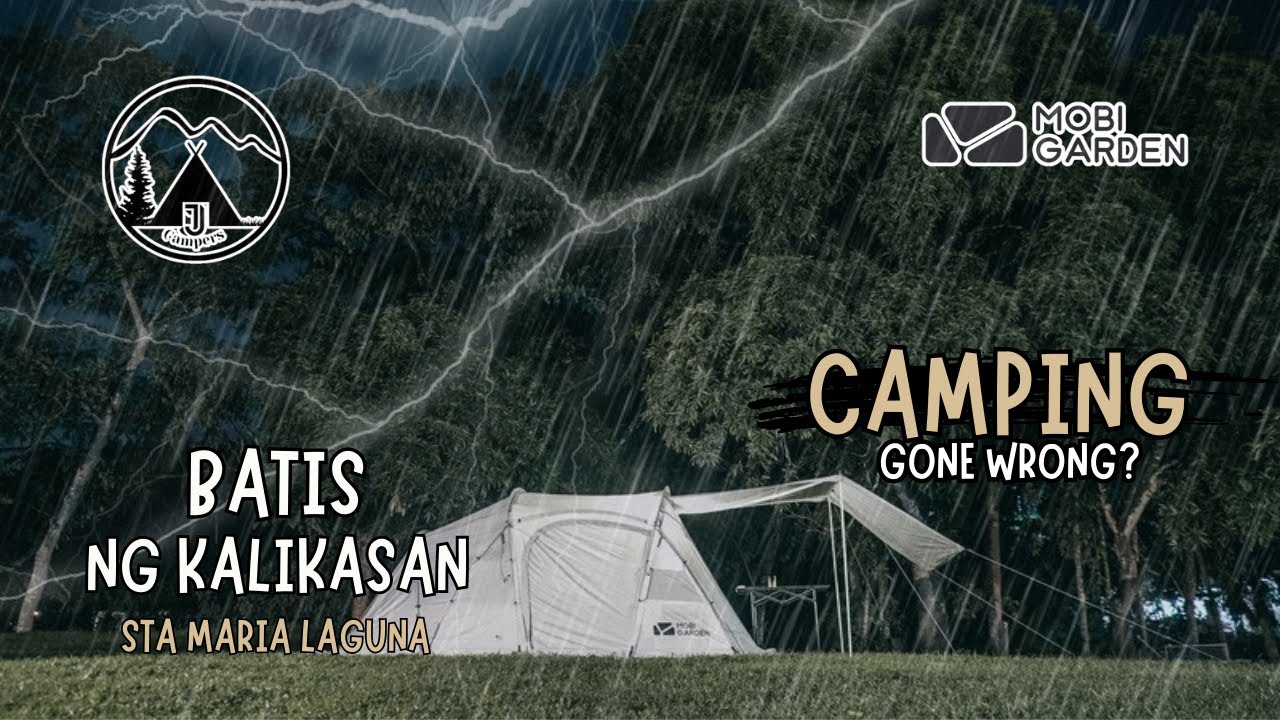 Batis ng Kalikasan | Springside Camping with Heavy Rains | Sta Maria Laguna | Mobi Garden