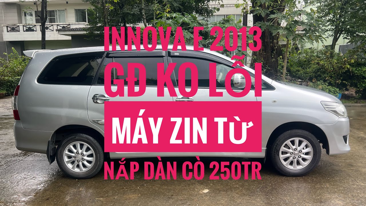 Innova E 2013 gđ zin chuẩn lăn bánh 132000km ae quan tâm📲0982323083