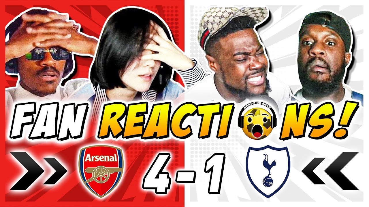 Реакция болельщиков «Тоттенхэма» на победу «Арсенала» над «Тоттенхэмом» со счетом 4:1 | Реакция б...