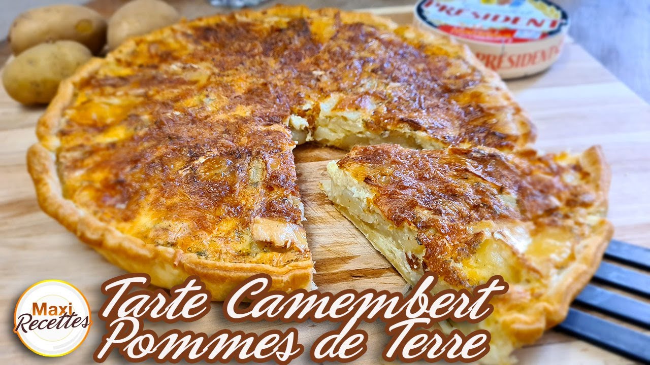 Tarte Camembert Pomme de Terre - Recette Facile et Rapide
