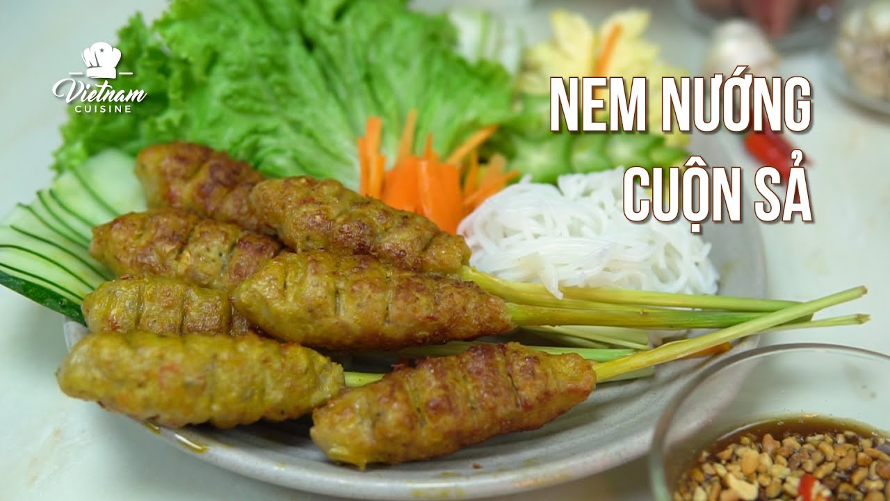 Nem Nướng Việt Nam | Grilled Sausage VietNam | #StayHome with VietNamese Food Recipes