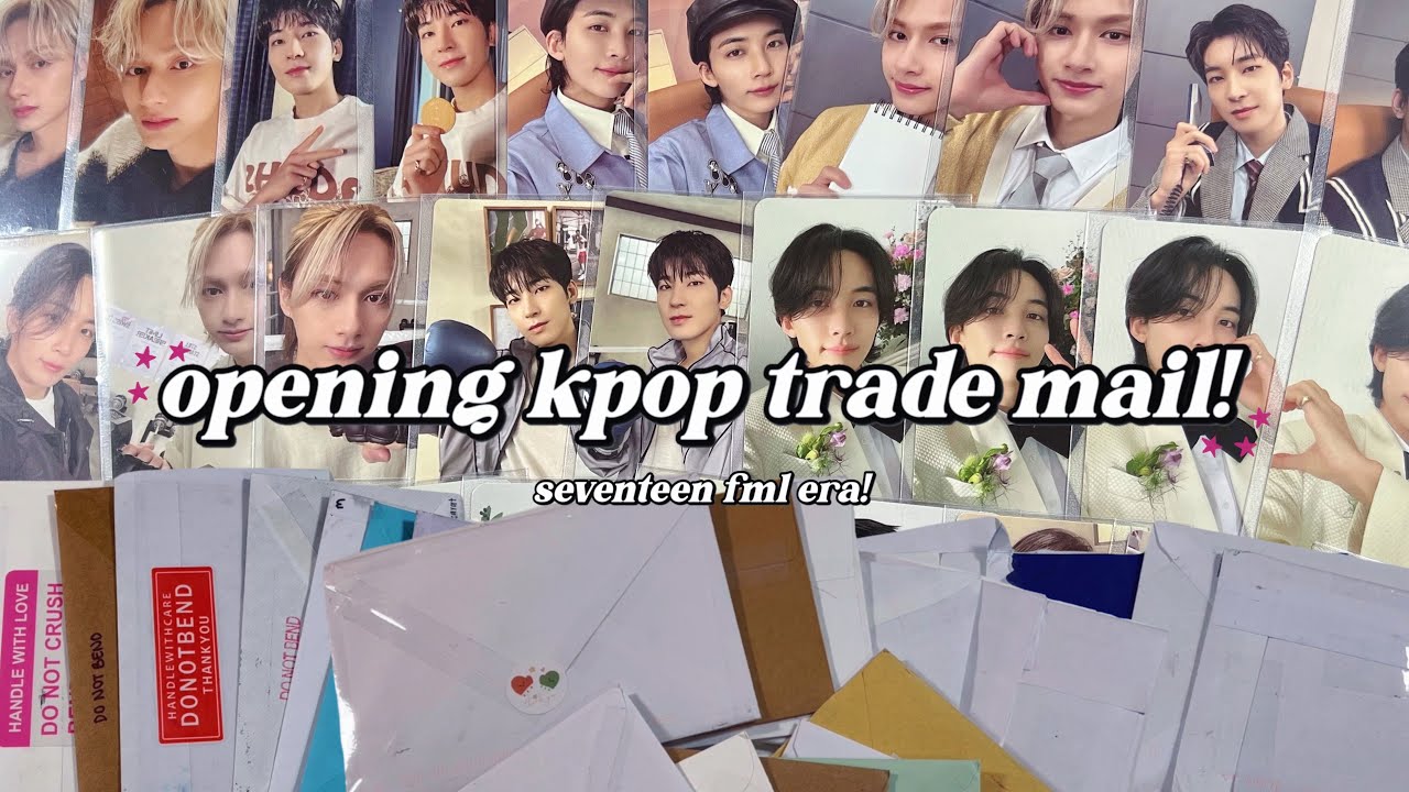 opening kpop trades with me! ✿ seventeen jeonghan, jun, wonwoo collector - fml era!