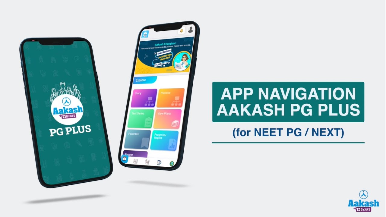 Aakash PG Plus App Navigation for NEET PG/NExT and INICET by Dr. Aseem Dewan | Aakash PG Plus