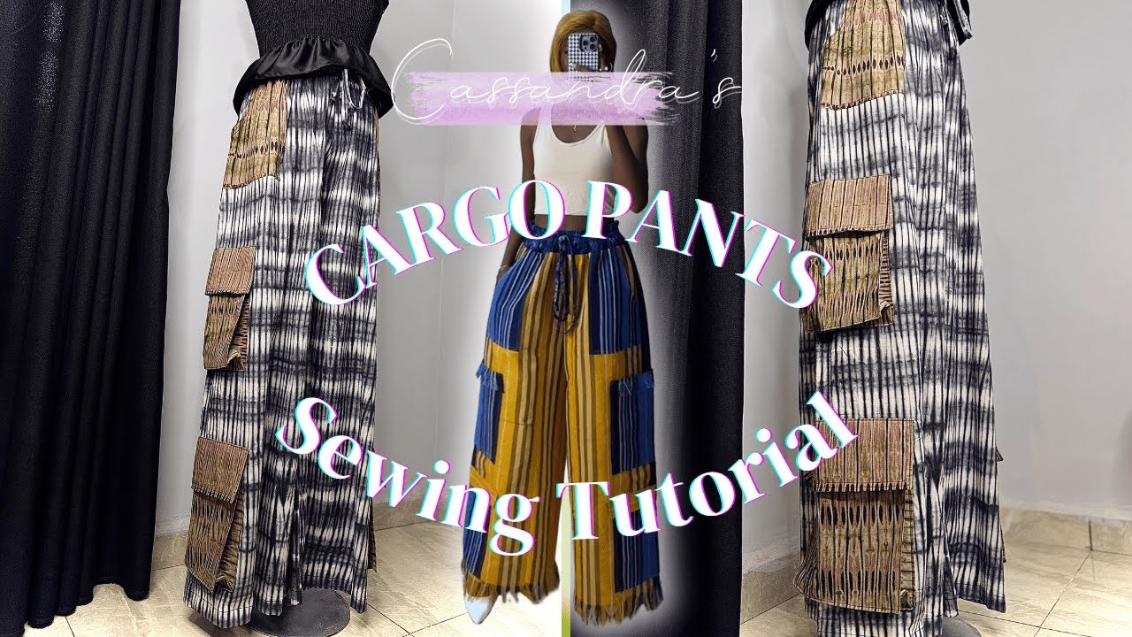 How To Sew A Baggy Cargo Pant/Trouser With Pockets