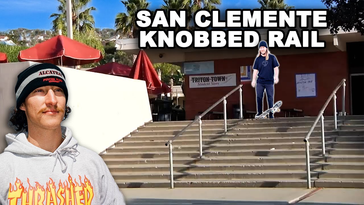 Skating the San Clemente Knobbed Rail!? Feat. Rob Pace - Spot History Ep. 17
