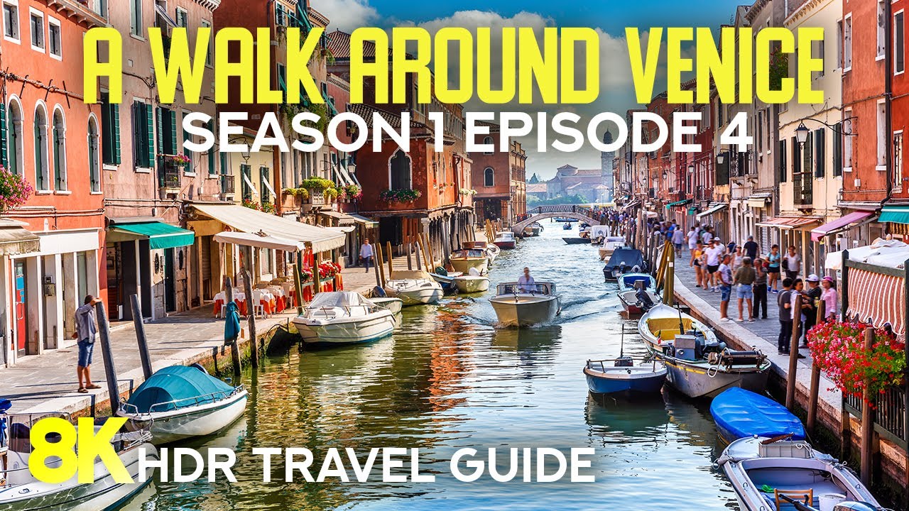 Virtual Walk in Venice - Episode 4 | 8K HDR Guided Scenic Tour in the City of Canals