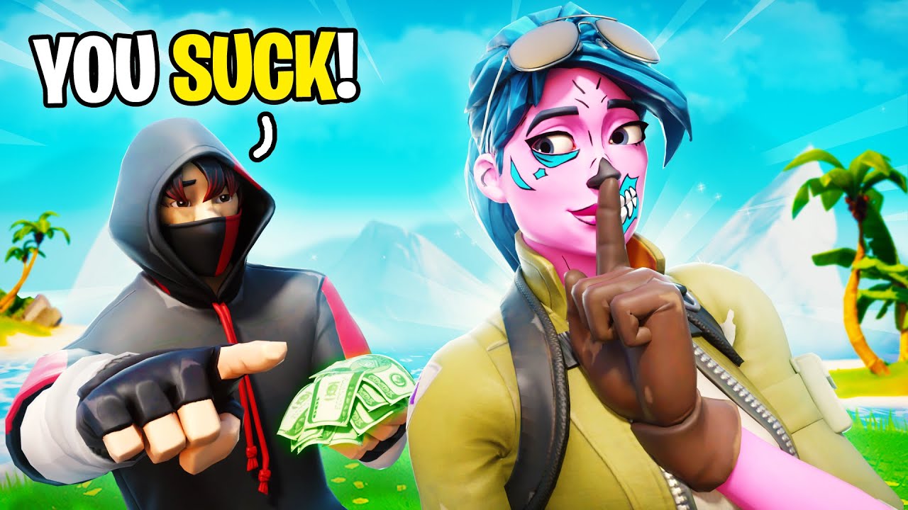 This RICH KID BULLIED me for being a Default Until I showed him My Rare Skins...