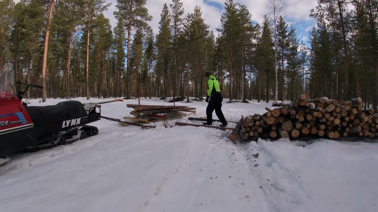 Lynx 250/360 Kevään viimeinen puunajo