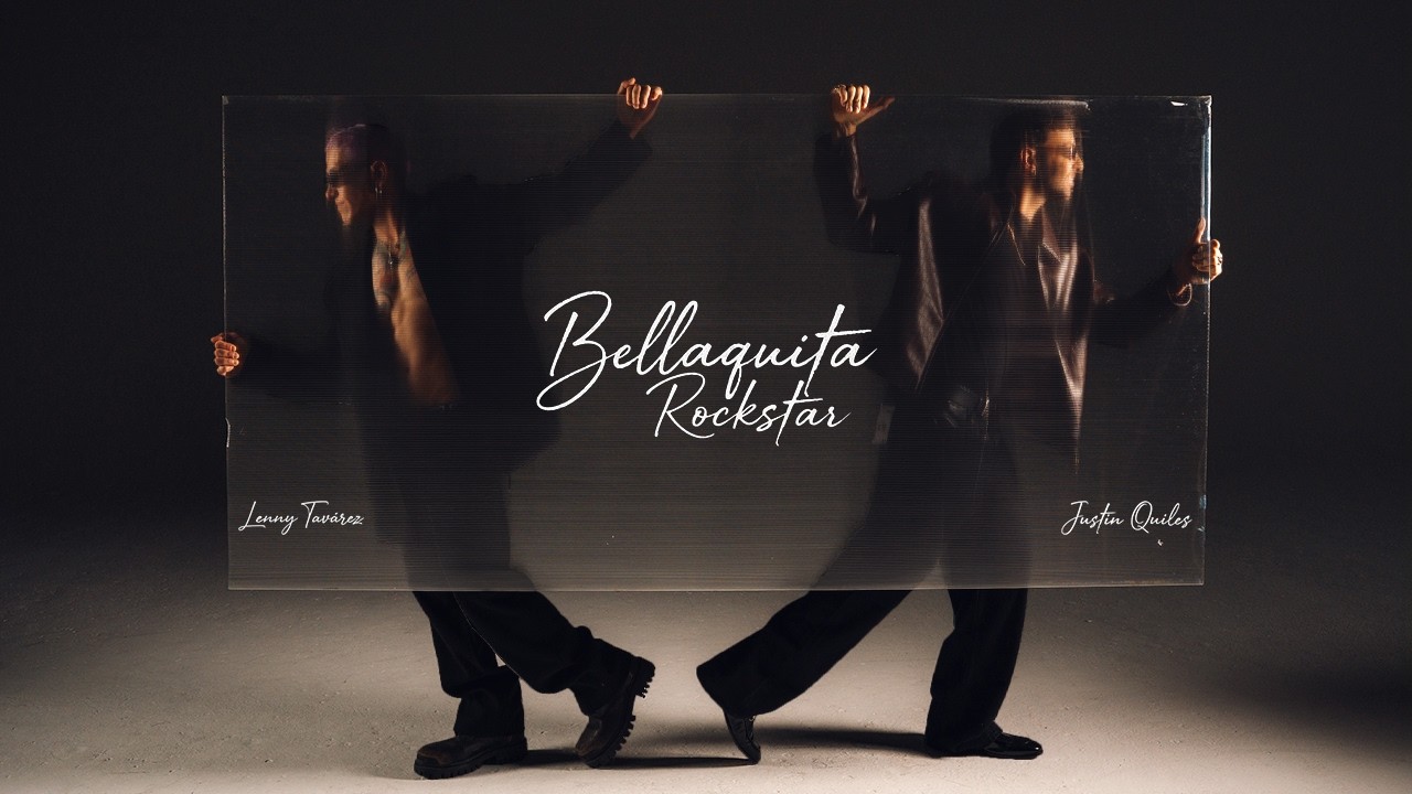 Justin Quiles, Lenny Tavárez - BELLAQUITA ROCKSTAR (Lyric Video)