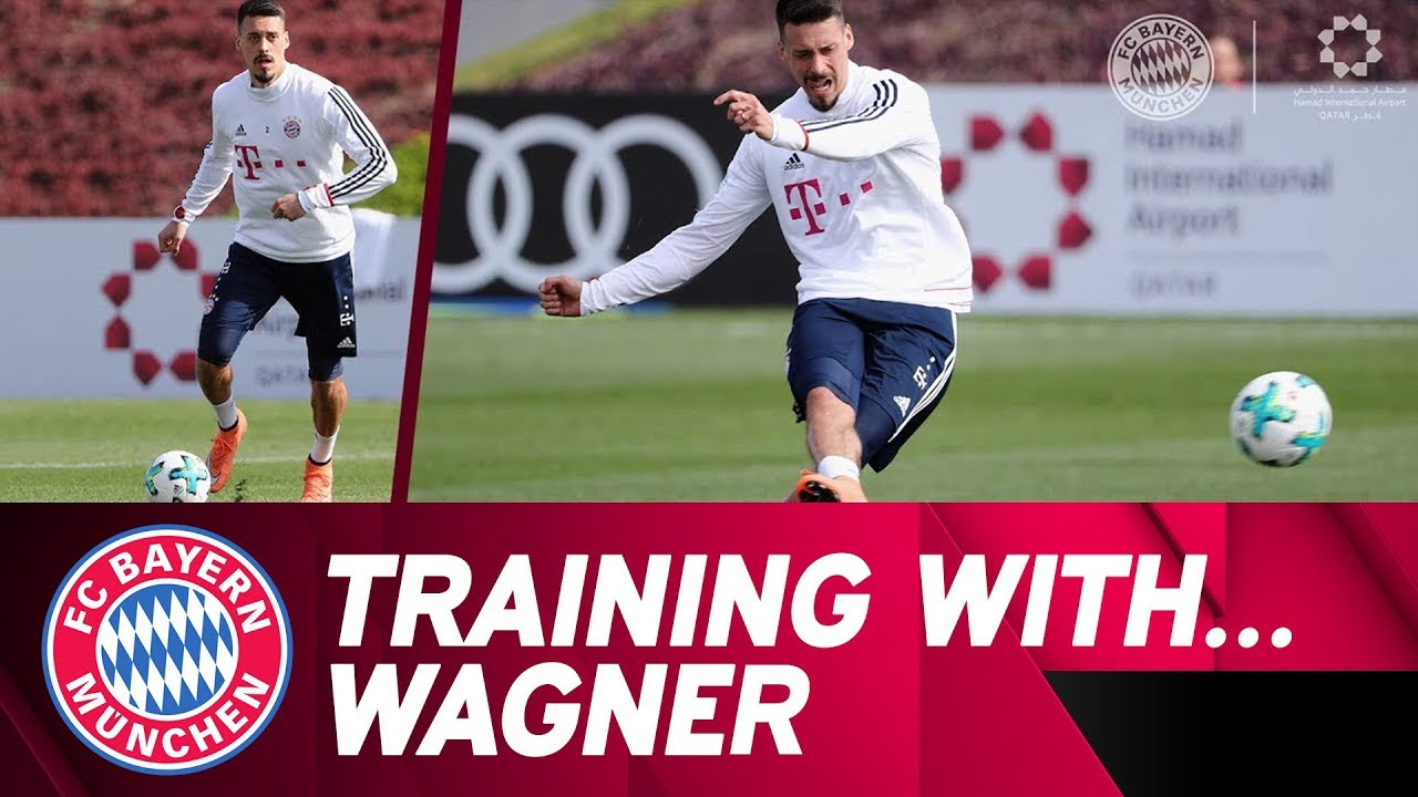 🆕 Sandro Wagner's Training with FCB in Doha!
