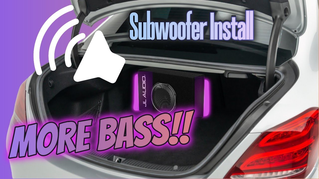 Subwoofer install On my 16' c63s Simple