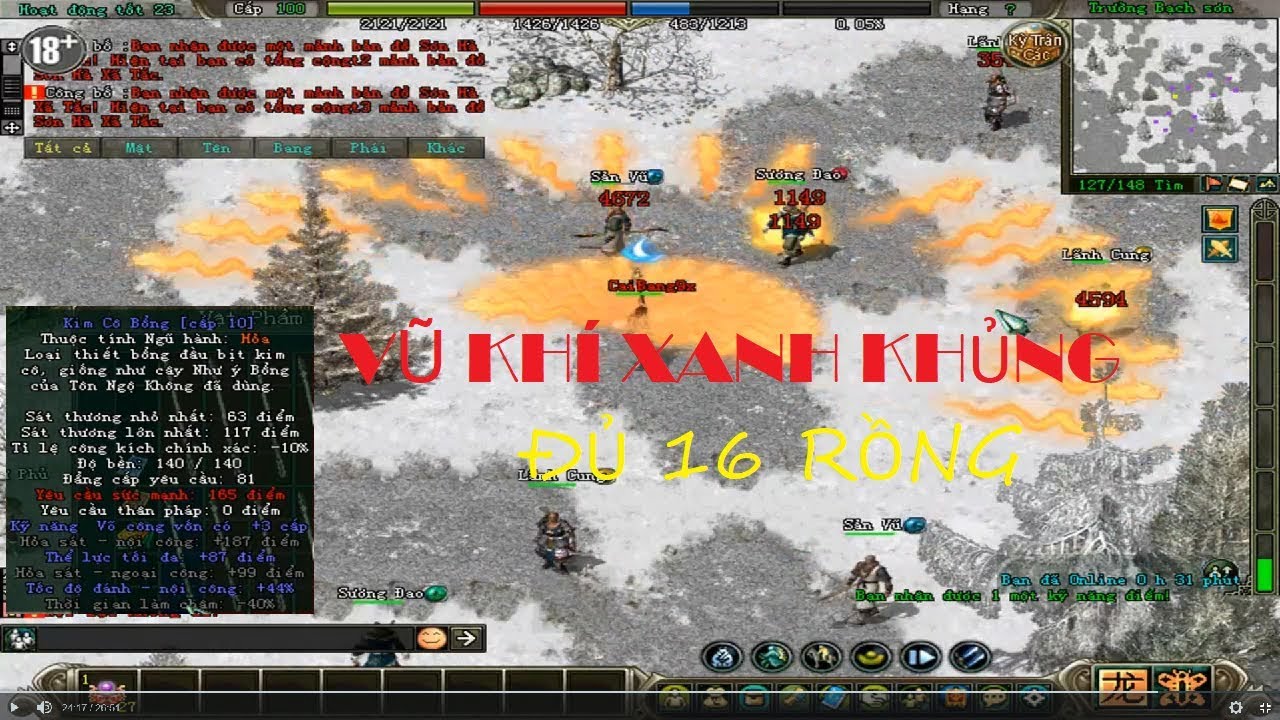 [VLTK Offline] Cái Bang trang bị đồ xanh khủng nhất mọi thời đại - Ai Đánh Cho Lại?