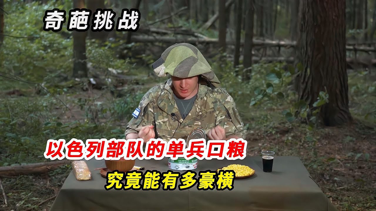 以色列單兵口糧的奢華程度令人咋舌 #以色列 #单兵口粮 #野战口粮 #军事后勤 #强军