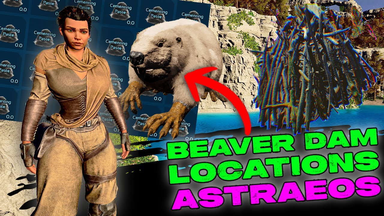 ALL BEAVER DAM Locations on ASTRAEOS in Ark Survival Ascended!!!
