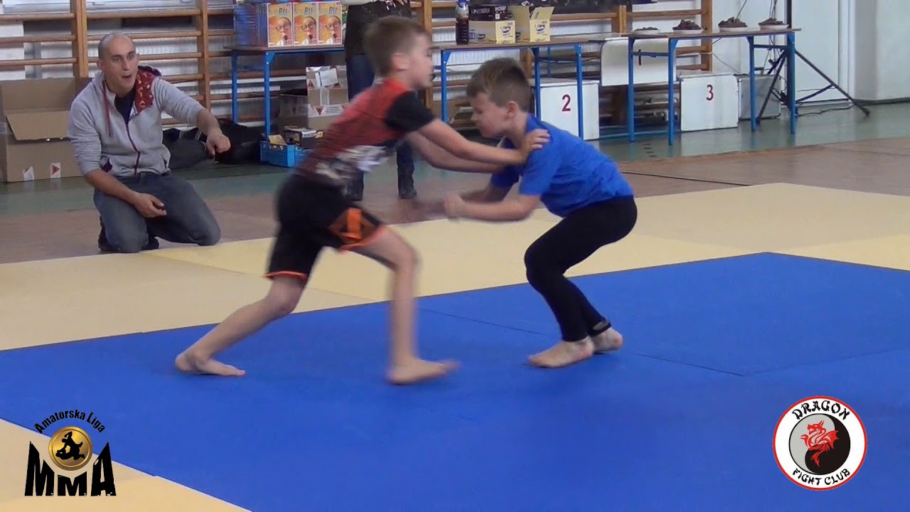 Young Dragons U8 No Gi 34 kg Sitarek D vs Stachula I