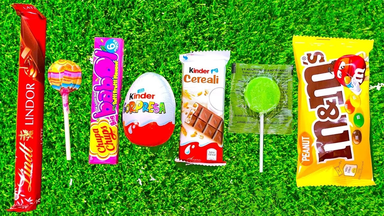 #Chocolate Bar & Kinder Surprise #asmr  Unboxing | Satisfying Candy Unwrapping #asmr #candyopening