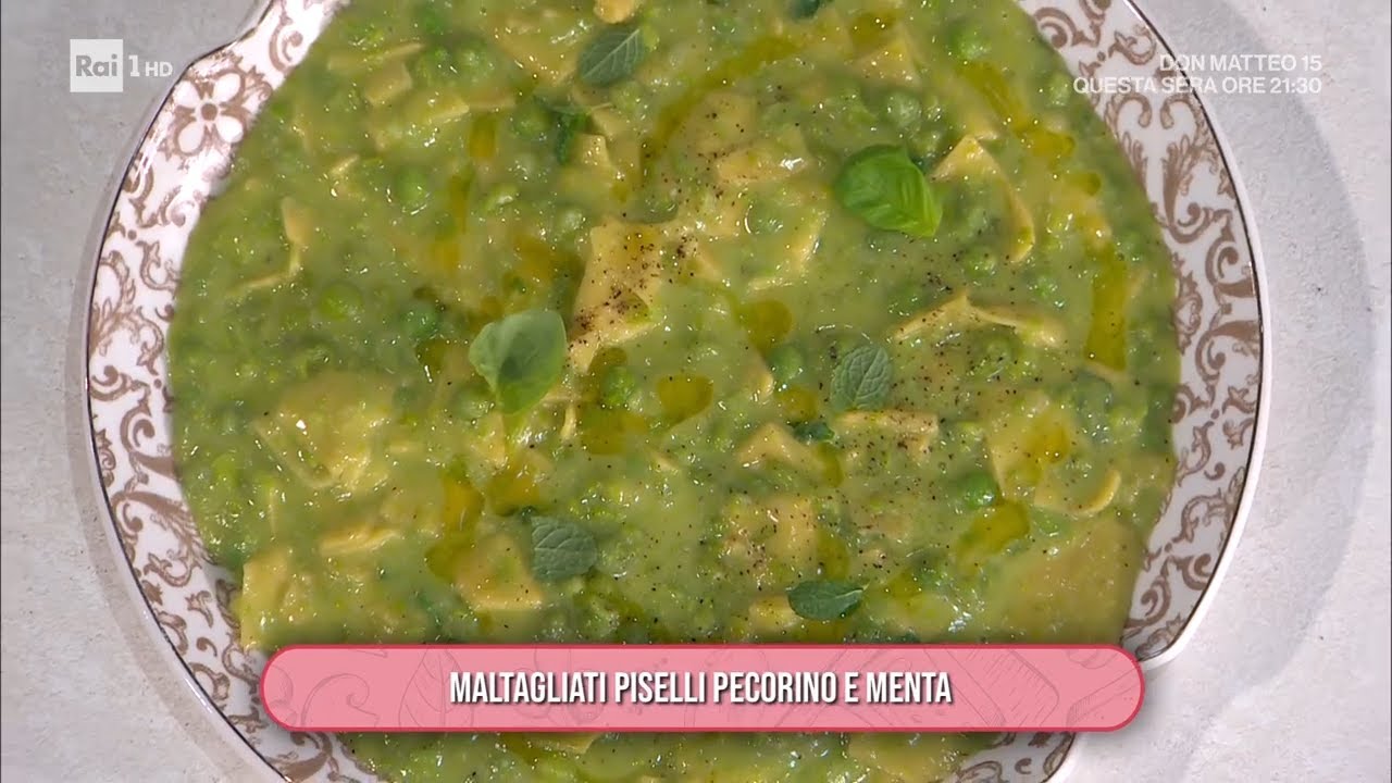 Maltagliati piselli pecorino e menta - È sempre mezzogiorno 06/03/2026