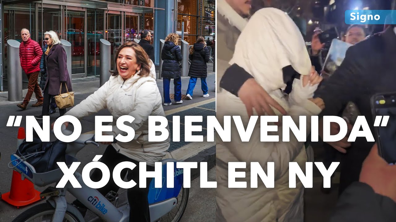 Así reciben a Xóchitl Gálvez en Nueva York; 