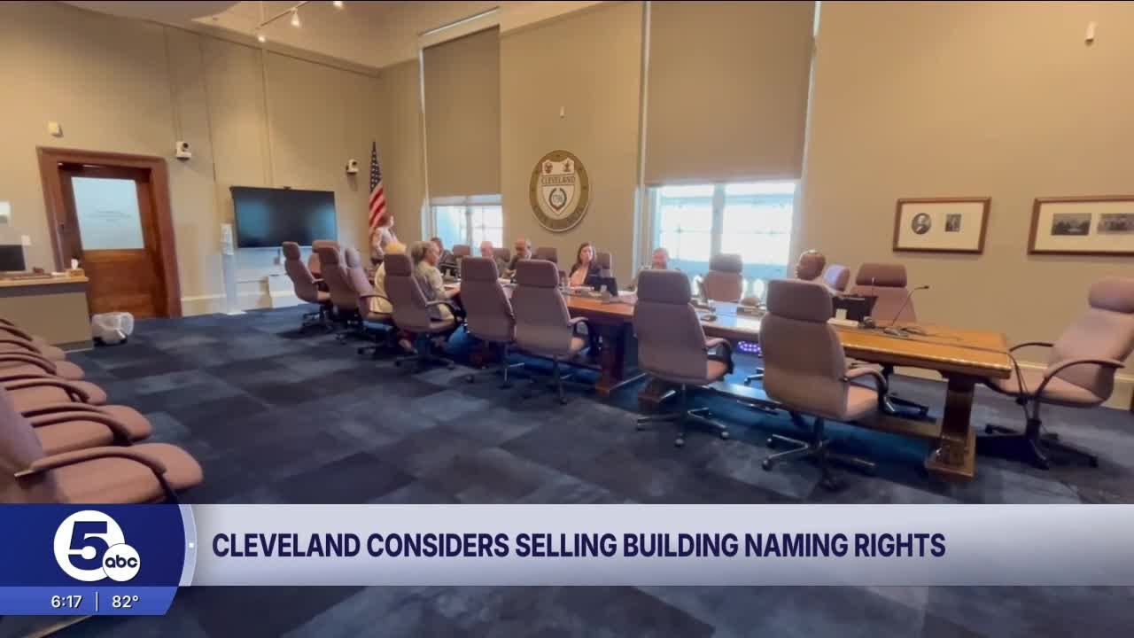 Cleveland to study selling naming rights and sponsorships for certain city buildings or properties
