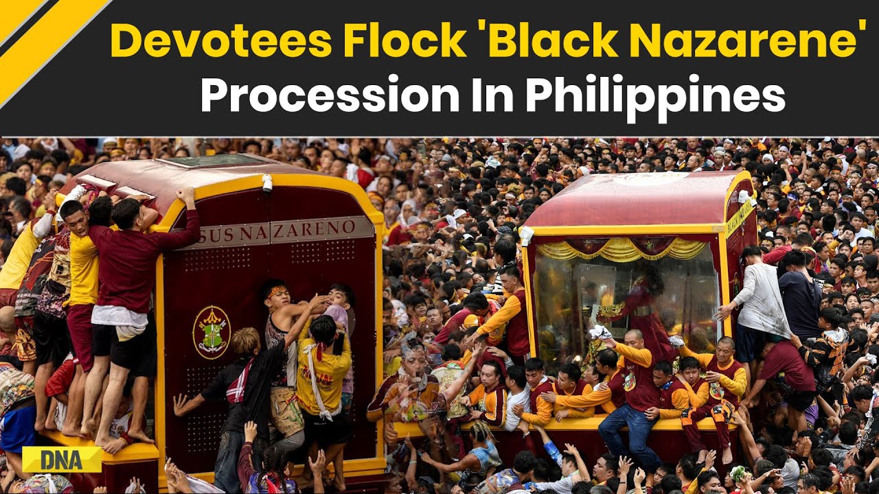 Philippines News: Thousands Of Devotees Join Massive 'Black Nazarene' Procession | Jesus Christ