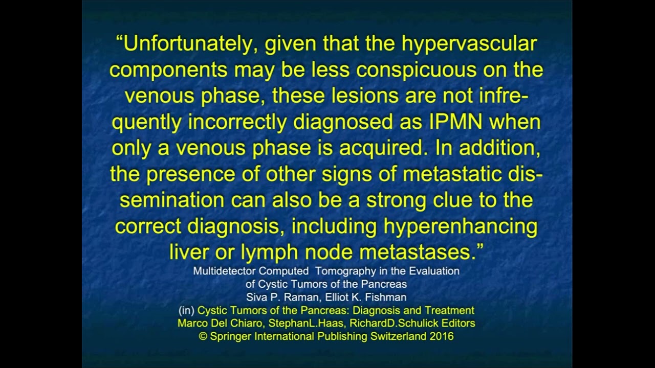 Cystic Pancreatic Lesions: What You Need to Know - Part 2