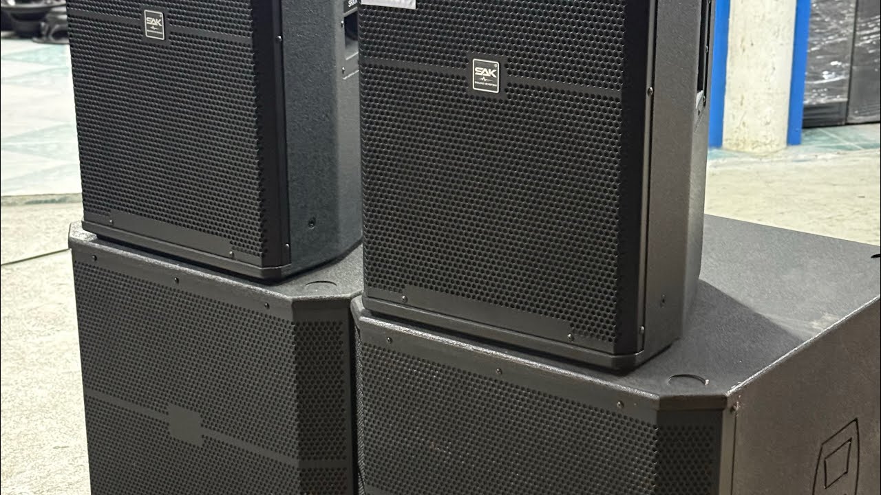 ชุดตู้2x2 เบสดอก18นิ้ว1200w  กลางRCF15สวยๆเสียงชัดๆ         #ปล่อยยก165oo มาชมของได้เลยตลอดน่ะคราบ