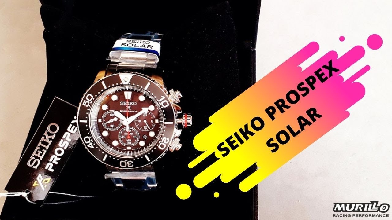 SEIKO PROSPEX SOLAR  Diver 200/Cronógrafo SSC015P1
