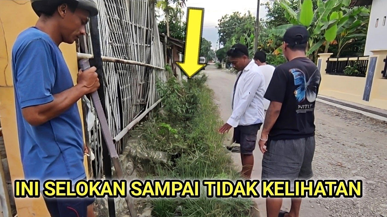 Selokan Yang Tadinya Runggut Dipenuhi Rumput, Sekarang Jadi Bersih 
