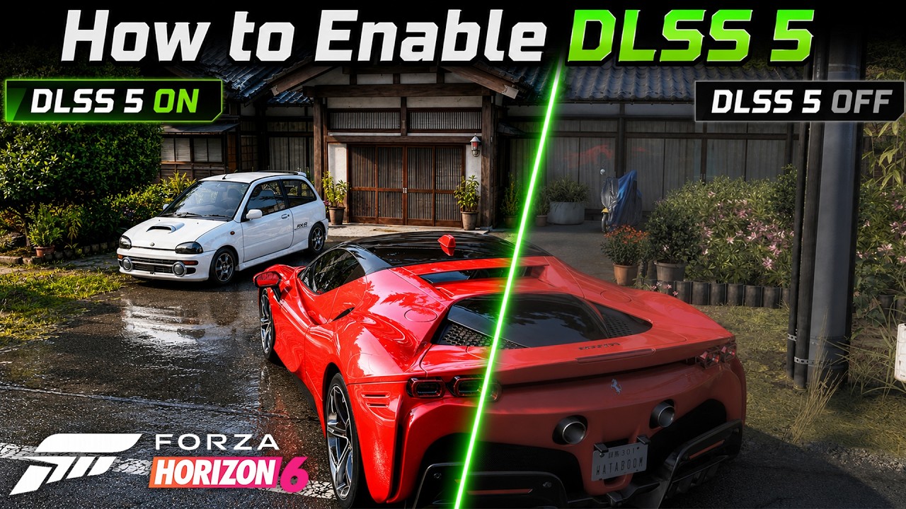 Как включить DLSS 5 в Forza Horizon 6?! 🔥 Как скачать и установить DLSS 5 | Серии RTX 40 и RTX 50