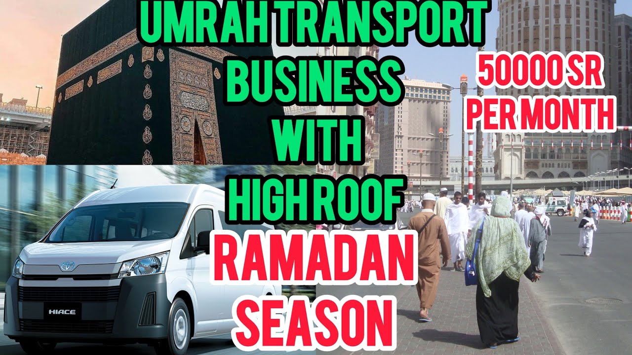 Umrah business with TOYOTA HIACE 🇸🇦🕋