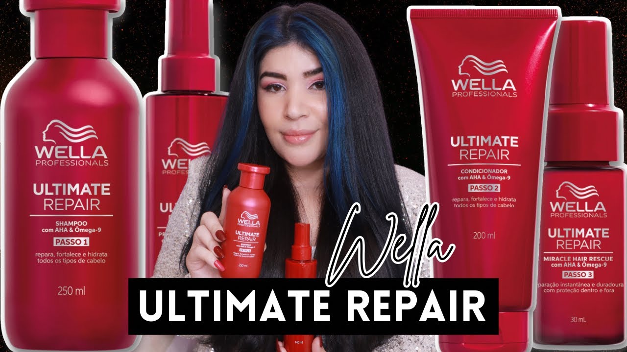 ❤️WELLA ULTIMATE REPAIR: Cabelos 12x mais macios e reparados [Vegano]