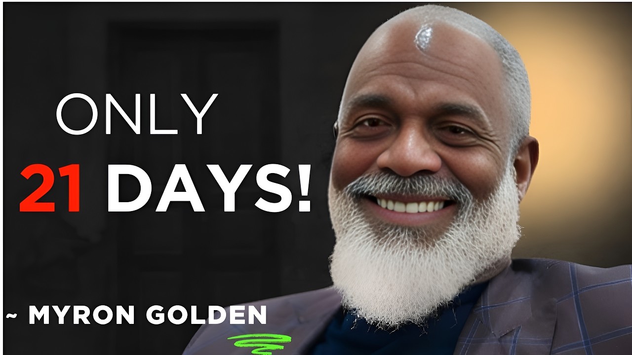 Talk to Yourself Like This for 21 Days || MYRON GOLEN || Motivation Mindset