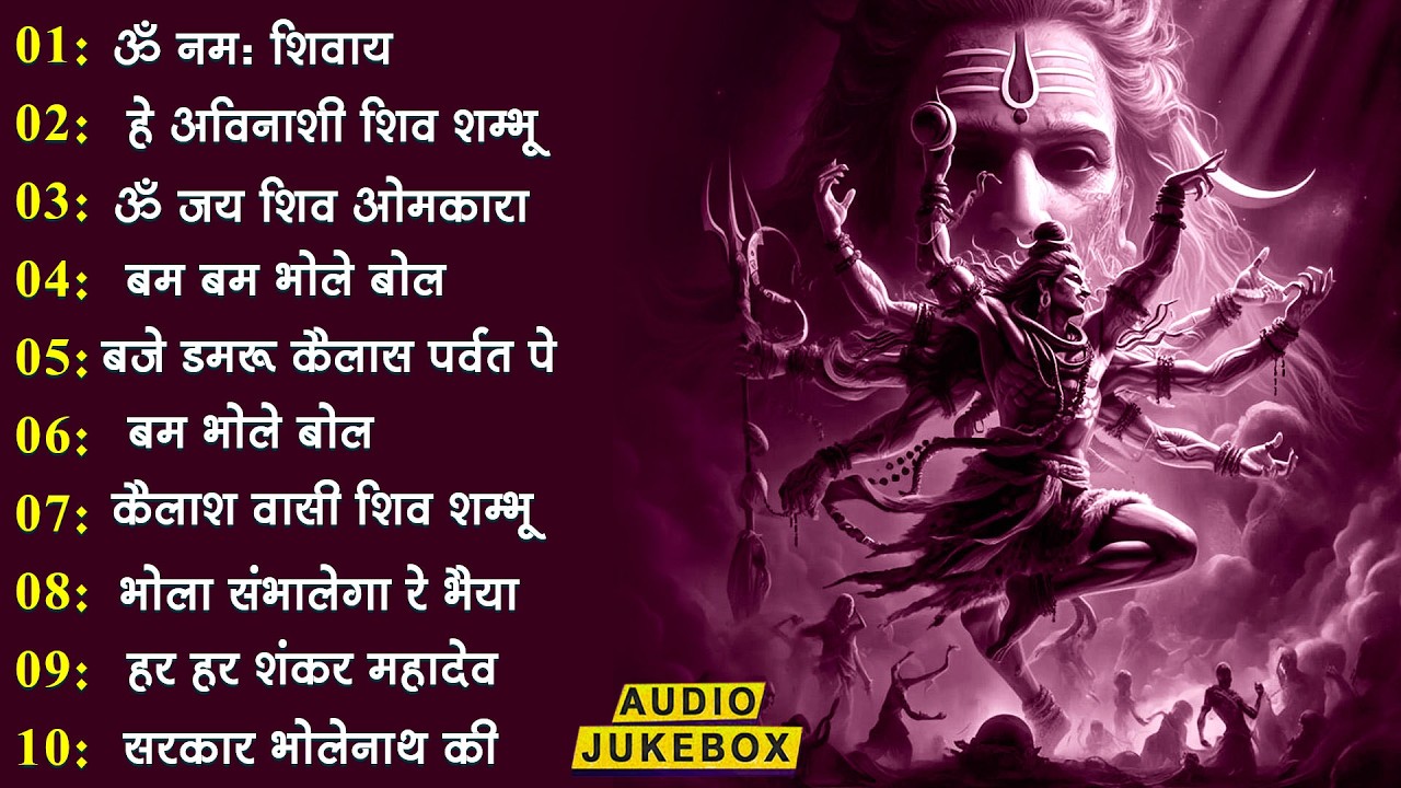 Non Stop Shiv Bhajan | Mahadev Songs | श्रावण मास के भजन | Bhakti Song | ॐ नम: शिवायः