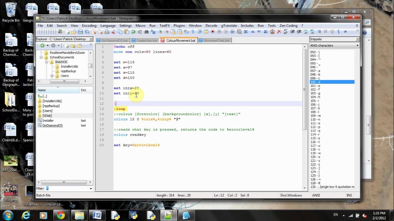Batch File Tutorial: Using Colous.exe (P1)